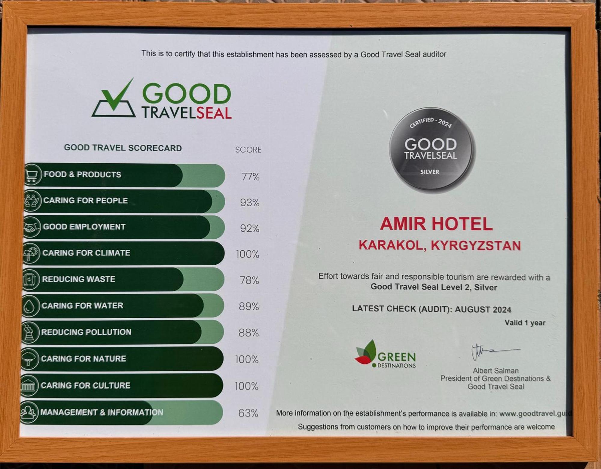 Amir Hotel Karakol Εξωτερικό φωτογραφία
